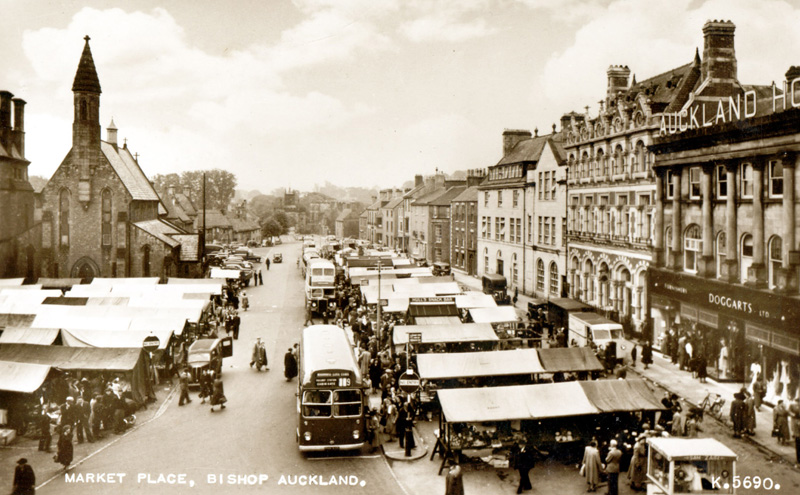 <h2>Market Day, 1960s.</h2><p class='caption'>Beamish The Living Museum of the North – People’s Collection</p>