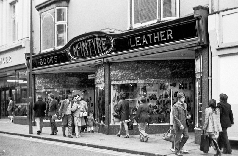 <h2>MCINTYRE SHOP FRONT IN THE EARLY 1960S</h2><p class='caption'>Beamish The Living Museum of the North – People’s Collection</p>
